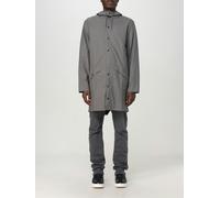Rains Men's Long Jacket Raincoat Water Resistant - Grey - XS INT