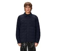Rains Mens Navy Giron Liner Overshirt
