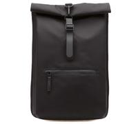 RAINS Men's Rolltop Rucksack Black