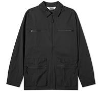 Rains Men's Tomar Zip Overshirt Black