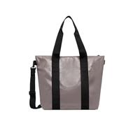 Rains mini crinkled-finish tote bag - Grey OS