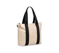 Rains mini glossy-finish tote bag - Neutrals OS