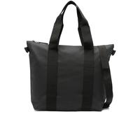 Rains mini logo-embossed tote bag - Black OS