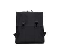 RAINS MSN Bag - Waterproof Commuter Backpack for Men and Women - Rucksack for Work, School, Travel (black), Black