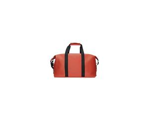 RAINS Regular Weekend Bag - Waterproof Travel Duffel for Men and Women - Duffle with Coated Zip, Adjustable Strap, Kiln, Regular, Regular