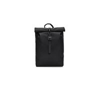 RAINS Rolltop Rucksack Mini (Black), Black, Modern