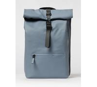 RAINS Rolltop Rucksack Waterproof Polyester Backpack with Hook Closure