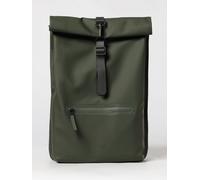 RAINS Rolltop Rucksack Waterproof Polyester Backpack with Hook Closure