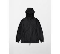 RAINS Storm Breaker Hooded Waterproof Coat Black