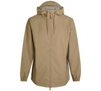 Rains Storm Breaker Hooded Waterproof Jacket - Beige - M