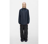 Unisex Storm Breaker Windbreaker in Straight Fit with Hood Navy