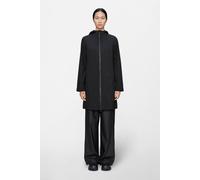 Rains Suva Hardshell Long W Jacket | Rain Jacket | Black | L |
