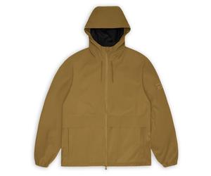Rains - Suva Hardshell Pocket Jacket W3 - Waterproof jacket size L, brown