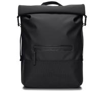 Rains | Trail Rolltop Backpack | Waterproof Cycle Bag | Black One Size