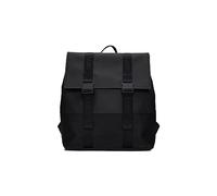 RAINS Trail MSN Bag for Men and Women - Waterpoof Backpack with Laptop Pocket fitting 16” device, Black, Rucksack Backpacks
