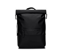 RAINS Trail Rolltop Backpack (Black), Black