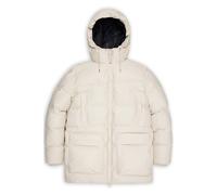 RAINS Unisex Alta Long Puffer Cargo Jacket W3t4 Dune Grain size S | Parkas Outlet | Unisex S