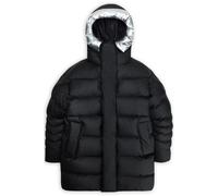 RAINS Unisex Alta Vision Long Puffer Jacket W3t5 Black size L | Winter Jackets Outlet | Unisex | Black L