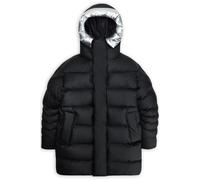 RAINS Unisex Alta Vision Long Puffer Jacket W3t5 Black size S | Winter Jackets Outlet | Unisex | Black S