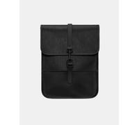 Rains Unisex Backpack Micro - 84 Black Grain - 84 Black Grain - One Size