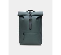 Rains Unisex Rolltop Rucksack - Dark Grey 153 - Dark Grey 153 - One Size