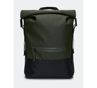 Rains Unisex Trail Rolltop Backpack - 03 Green - 03 Green - One Size