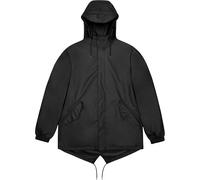 Rains - Waterproof and windbreaker Jacket - Fishtail Jacket W3 Black for Men - Size L Black L