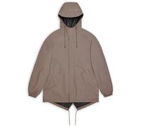 Rains - Waterproof and windbreaker jacket - Unisex - Fishtail Jacket W3 - Fishtail Jacket W3 Cinder for Men - Size M - Beige Beige M