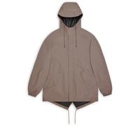 Rains - Waterproof and windbreaker jacket - Unisex - Fishtail Jacket W3 - Fishtail Jacket W3 Cinder for Men - Size S - Beige Beige S