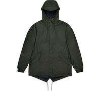 Rains - Waterproof and windbreaker jacket - Unisex - Fishtail Jacket W3 - Fishtail Jacket W3 Green for Men - Size M Green M