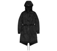 Rains waterproof coat STRING W PARKA W3 18550 84 BLACK GRAIN