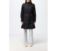 RAINS Waterproof Hooded Trench Coat with a Tie-Belt Waist - Size: S - female