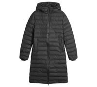 Rains Women's Lohja Long Puffer Jacket Black Large