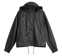 Rains Women's String Rain Jacket Black Grain