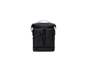 RAINS ZAINO OTARU BACKPACK W3 12960 BLAC, Black, One Size, Multifunctional Tote Backpack