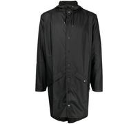 Rains zip-up hooded jacket - Black XS-S-M-L-XL