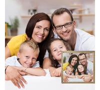 Rainsar Personalised Diamond Art Kits, Custom Diamond Painting with Priviate Photo, Customised Full Drill Diamond Art Crafts, 5D DIY Gifts for Home Decor (30x30cm Round)