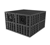 Rainsmart Soakaway Set 943 Litres - Heavy 65 Tonne Flat-Packed - 4 Crates, Membrane, Cable Ties
