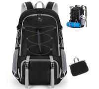 RAINSMORE Hiking Backpack 40L Lightweight Foldable Backpack for Men Women Waterproof Camping Rucksack Daypack for Climbing Walking Cycling Sports Outdoor