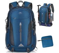 RAINSMORE Hiking Backpack 40L Lightweight Foldable Rucksack for Men Women Water Resistant Backpack Durable Packable Travel Daypack for Camping Climbing Walking Mountaineer Sports Outdoor