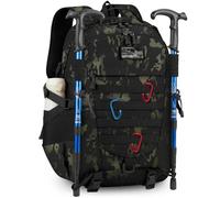 RAINSMORE Military Tactical Backpack Large Hiking Camping Rucksack 40L Water Resistant Molle Hunting Trekking Rucksack Camouflage