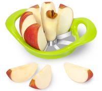 Rainspire Apple Cutter 8 Slices, 8 Blade Apple Slicer and Corer, Apple Corer Tool with Stainless Steel Blades, Super Sharp Fruit Cutter Fruit Slicer (Green)
