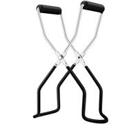 Rainspire Canning Jar Lifter, Canning Tongs Jar Lifter, Canning Tools, Canning Supplies for Home Kitchen, Stainless Steel, Black