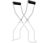 Rainspire Canning Jar Lifter, Canning Tongs Jar Lifter, Canning Tools, Canning Supplies for Home Kitchen, Stainless Steel (White)