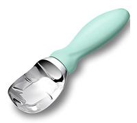Rainspire Ice Cream Scoop Stainless Steel with Comfortable Handle, Ice Cream Scooper Heavy Duty, Ice Cream Spade Great for Spooning Frozen Hard Gelato and Sorbet, Cookie Dough, Melon (Mint Green)