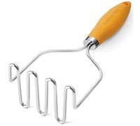 Rainspire Potato Masher Stainless Steel, Mashed Potato Masher Kitchen Tool, Durable Mash Potatoes Masher, Soft Non-Slip Handle, Kitchen Utensils, Kitchen Gadgets, Orange