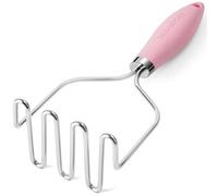 Rainspire Potato Masher Stainless Steel, Mashed Potato Masher Kitchen Tool, Durable Mash Potatoes Masher, Soft Non-Slip Handle, Kitchen Utensils, Kitchen Gadgets, Pink