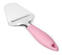 Rainspire Upgraded Non-Stick Cheese Slicers for Block Cheese Multi-Functional Cheese Cutter for Mozzarella, Cheddar, Gruyere Charcuterie Accessories Dishwasher Safe Kitchen Tools, Pink