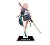 Rainteam Zenless Zone Zero Characters Acrylic Stand Figure,Colorful and Exquisite Character Design for Game Fans' Collection (Tsukishiro Yanagi)