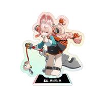 Rainteam Zenless Zone Zero Characters Acrylic Stand Figure,Colorful and Exquisite Character Design for Game Fans' Collection (Zhao)